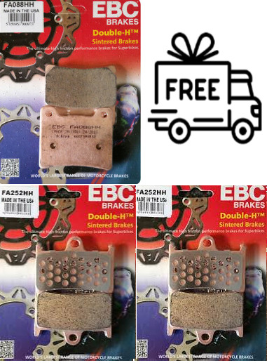 FITS  Yamaha YZF 600 Thundercat 1996-2003 EBC Sintered FRONT and REAR Brake Pads
