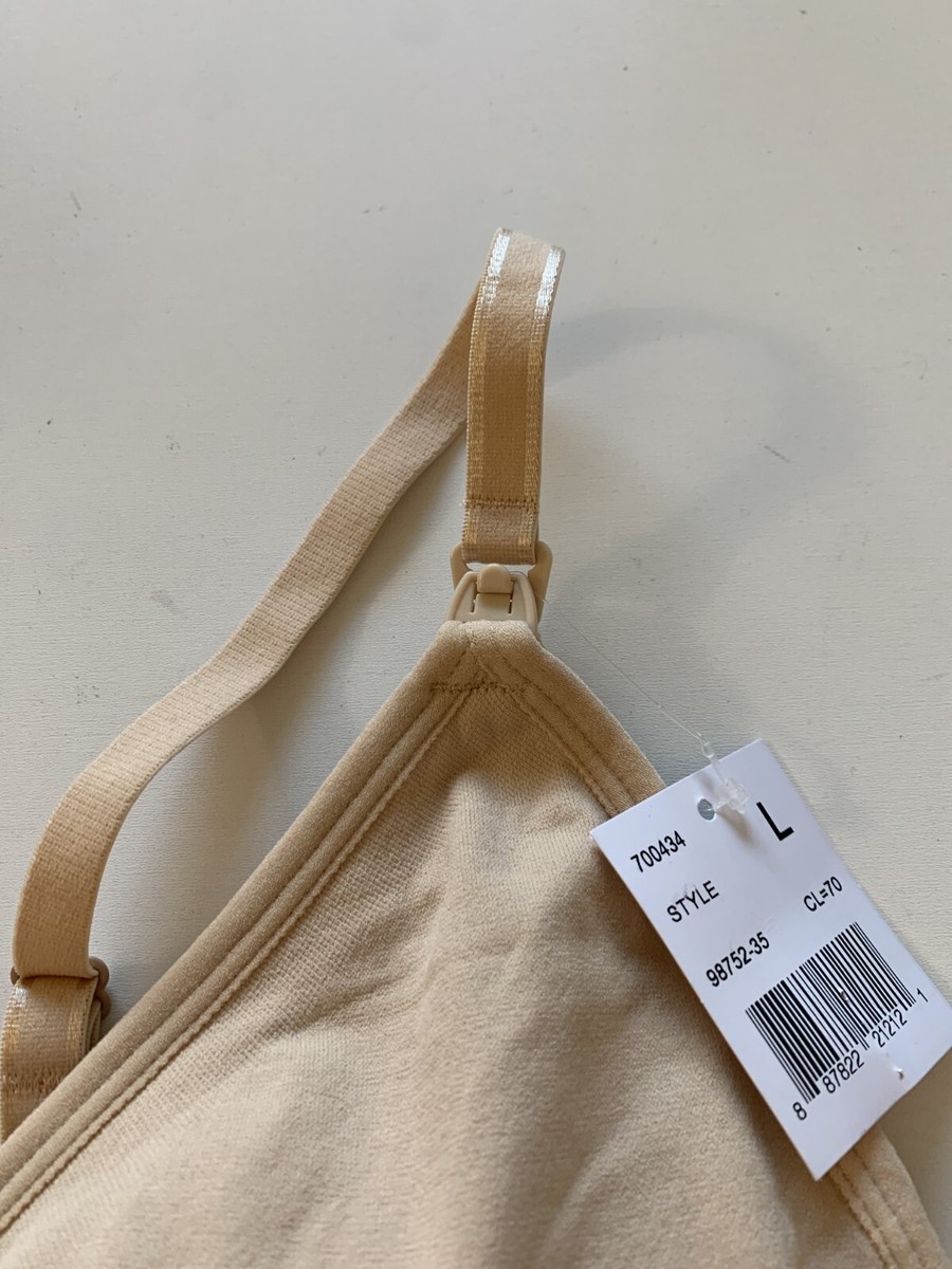 Motherhood Maternity Sz L Seamless Clip Down Nursing Bra brrr