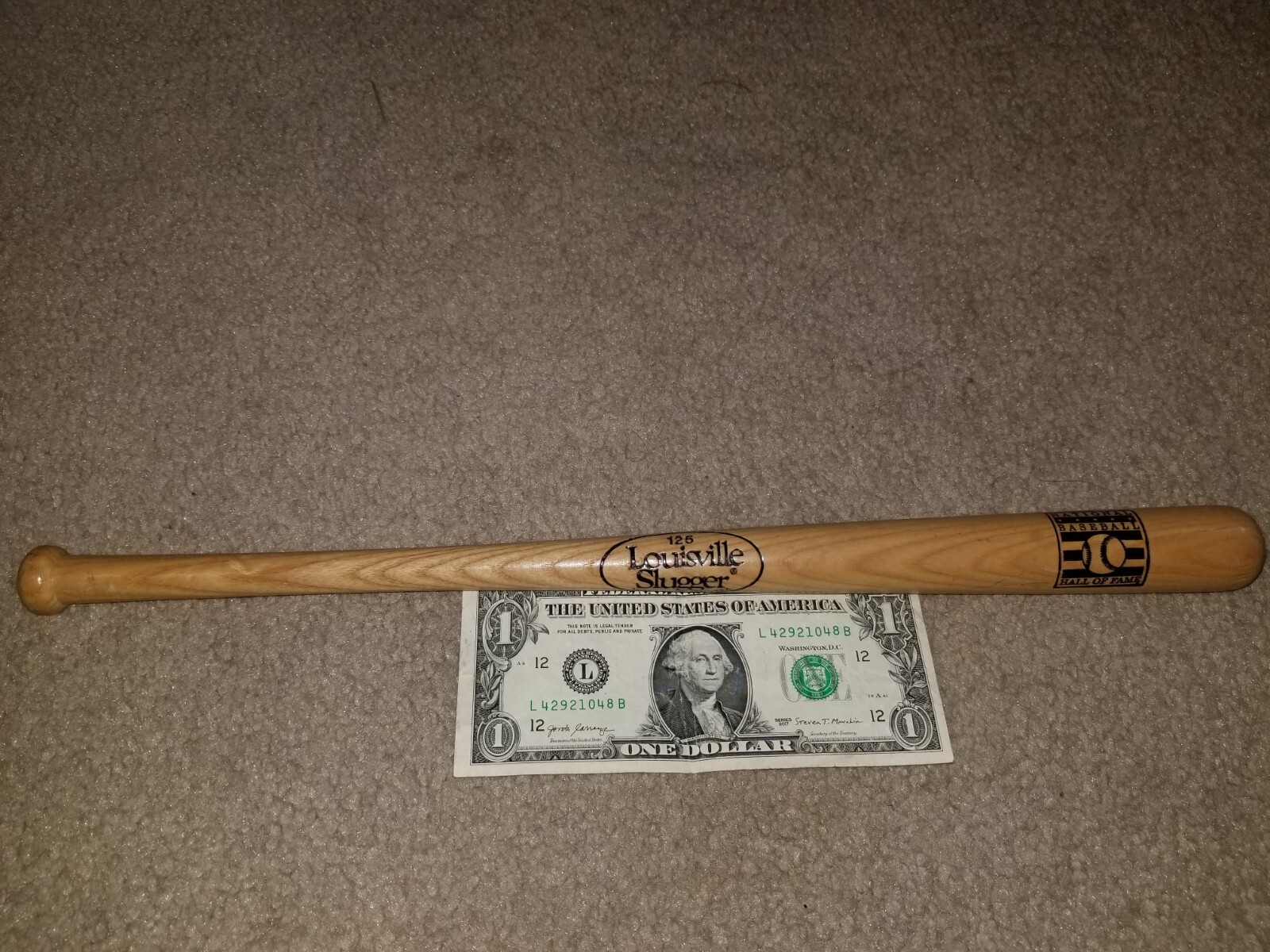 Louisville Slugger 125 Mini Baseball Bat National Baseball Hall of Fame