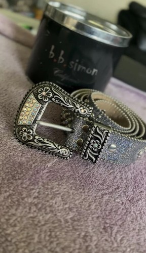 BB Simon Belt | Silver Trojan AB | Size 