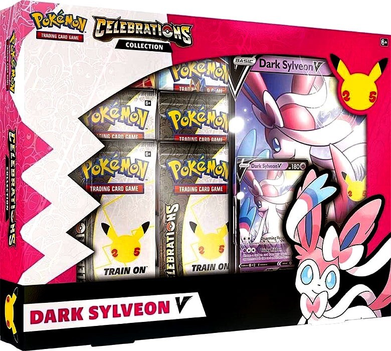 TCG Celebrations Dark Sylveon V Collection Box