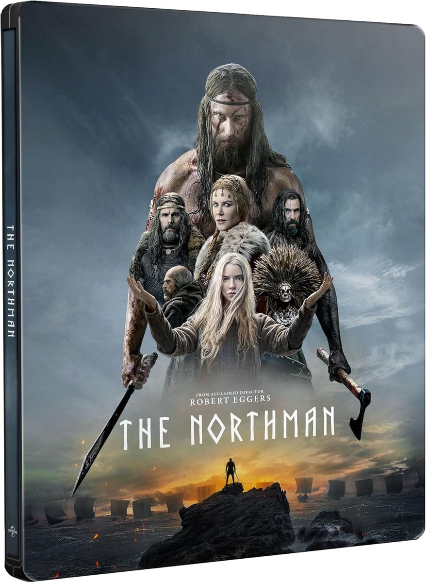 The Northman (4K UHD Blu-ray Steelbook) EMBOSSED Brand New