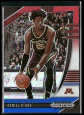 2020 Panini Prizm Draft Picks Collegiate #33 Daniel Oturu Red White and Blue