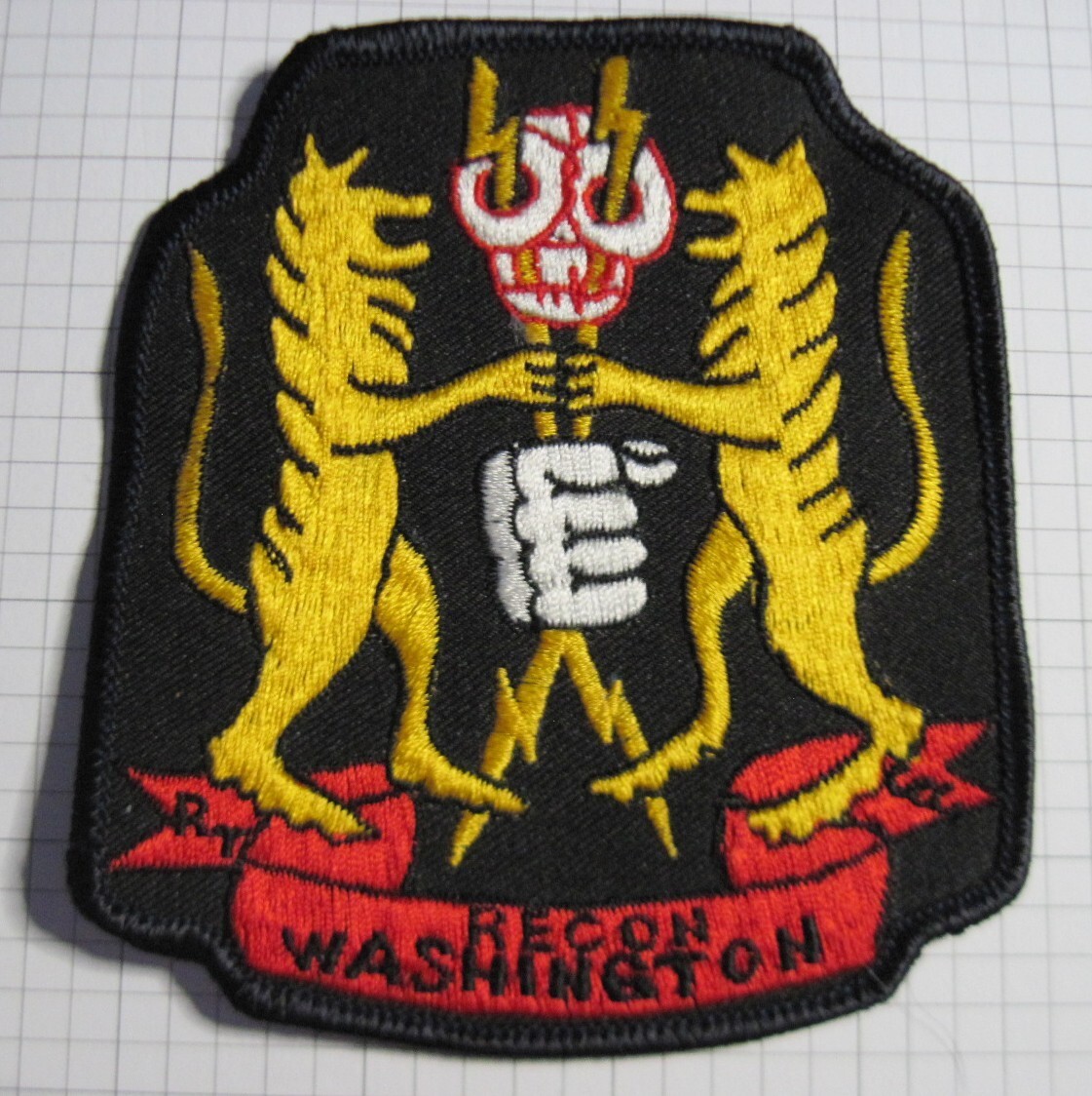 VIETNAM Post-War 1980's MAC V SOG RECON TEAM WASHINGTON Patch CCC