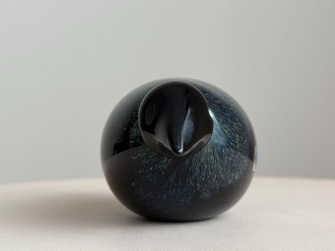 Baby Crow イッタラ バード オイバ・トイッカ Iittala Oiva Toikka Baby Crow Bird 1991-1996 Nuutajarvi Black