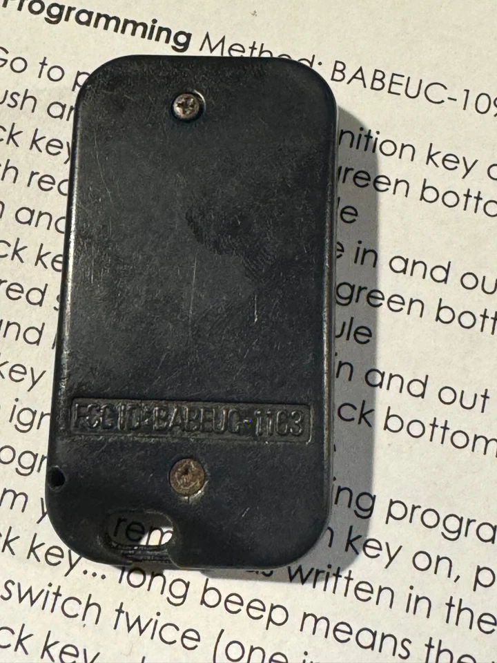 Toyota Camry Wagon 1992-1994 cupé llavero inteligente entrada sin llave control remoto OEM 1993 Foto 3 de 4