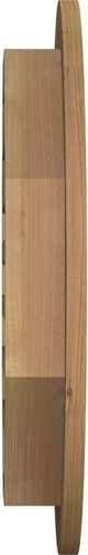 Ekena Millwork Gable Louver Vent 23" Round Unfinished Smooth Western Red Cedar - Picture 3 of 8