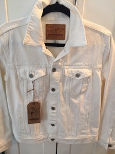 lucky brand white jean jacket