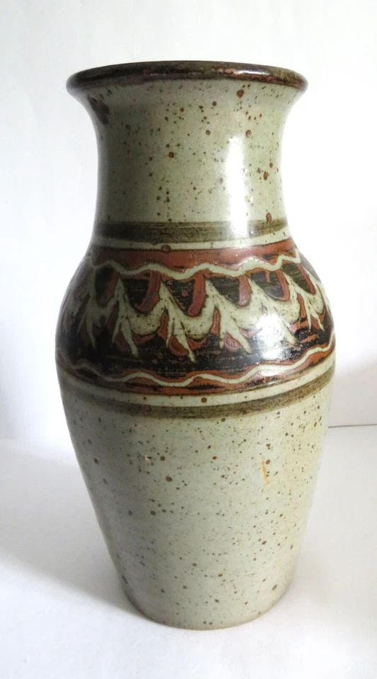Eric Golding Handmade Studio Pottery Large Vase Branscombe Pottery Devon UK - Image 4 of 4