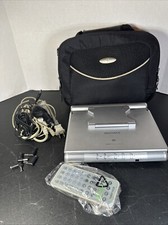Magnavox Portable DVD Player MPD1050 10.2" W/ Remote  Car/AC for Parts 