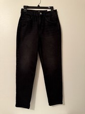 BDG jeans 28W 32L Mom High Waist Tapered Leg black denim Urban Outfitters NWT