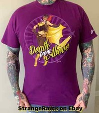 DC Comics BATGIRL Unisex T Shirt (Large) Death From Above Batman