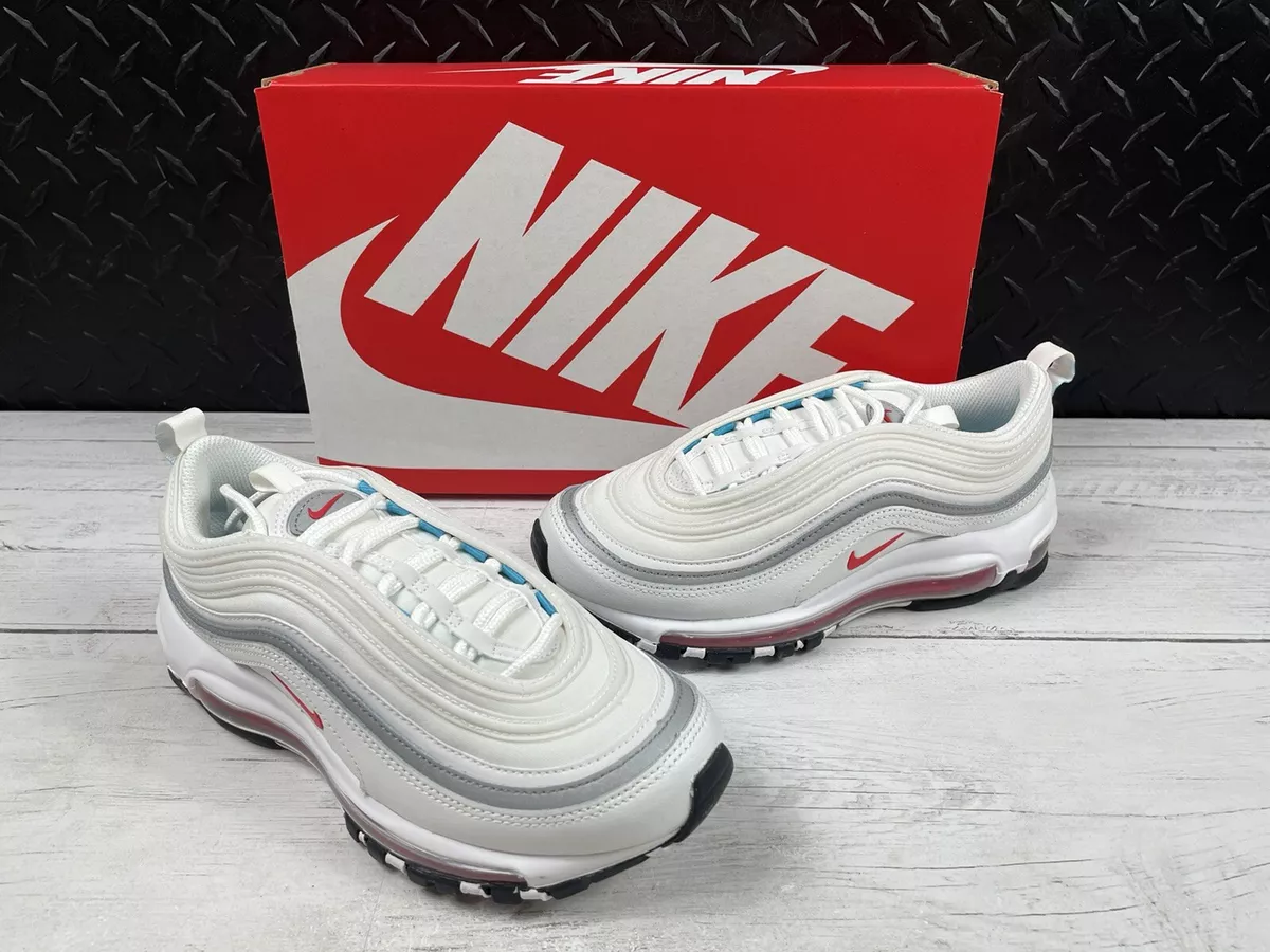 Nike air max 97 white store red womens