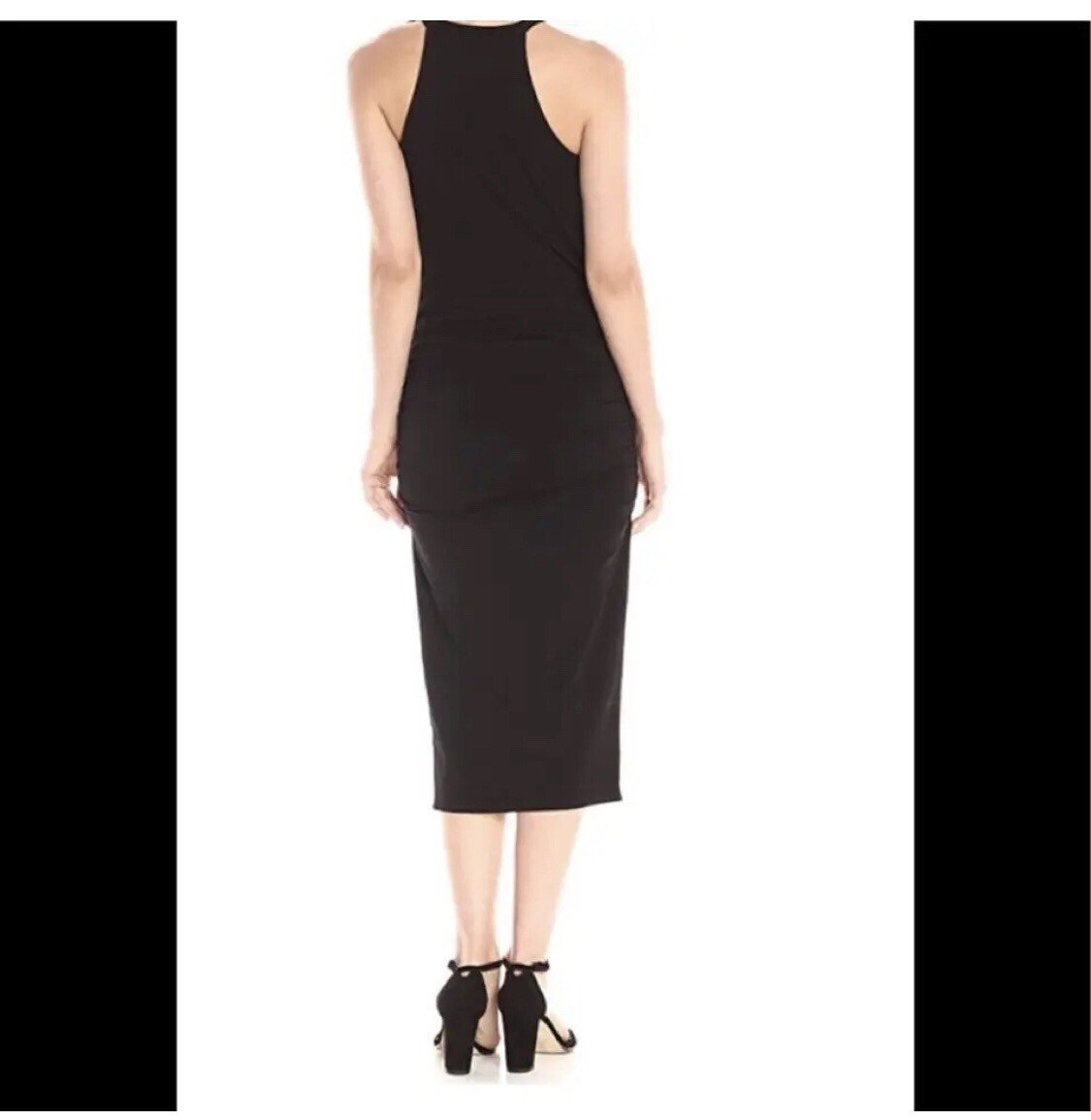 Michael stars halter Ruched midi dress NWT SZ M | eBay