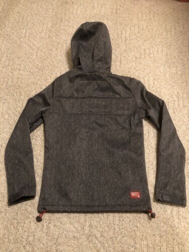 Superdry Original Windtrekker Japan Jacket Size XS Gray Red Full Zip Hooded - Picture 9 of 18