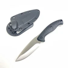 S-TEC 9" Full Tang Fixed Blade Knife with ABS Swivel Sheath - GEN 3 - I Hunting