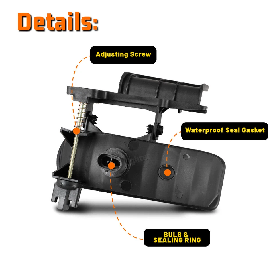 1 par de luces antiniebla para parachoques Chevy Silverado Suburban Tahoe 1999-2002 lentes de humo Foto 4 de 4