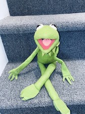 Kermit the Frog Doll 1976 Fisher Price 850 Plush Stuffed Animal Muppet MEME