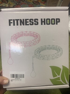 Hula Hoop Lesté Fitness Brebon – 24 Noeuds – Adulte – Taille Mince – Neuf