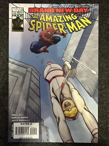 THE AMAZING SPIDER-MAN ISSUE #559 ***1st PAPER DOLL & SCREWBALL*** GRADE VF/NM