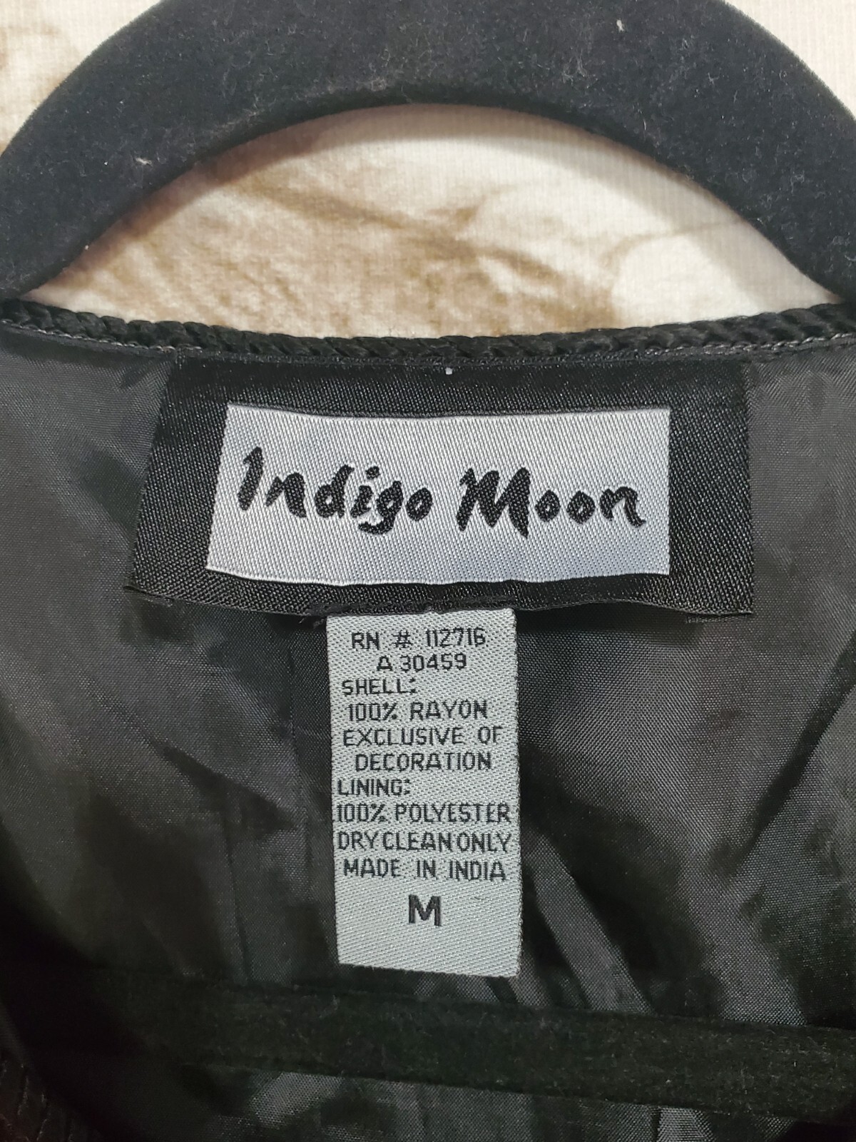 Indigo Moon Artsy Tapestry Patchwork Jacket Blaze… - image 11