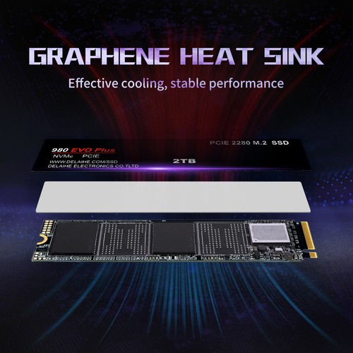980 EVO Plus 1/2/4TB PCIe 4.0 NVMe M.2 SSD High-Speed interne Festplatte intelli - Bild 8 von 15