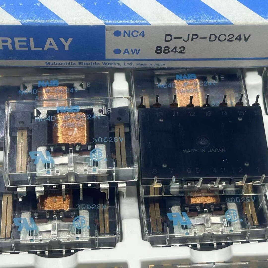 1Piece NAIS NC4D-JP-DC24V  24VDC  Power Relay 12Pins