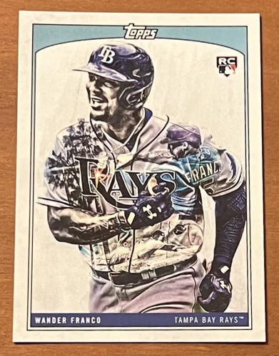 2022 TOPPS X LAUREN TAYLOR #25 WANDER FRANCO (RC) - TAMPA BAY RAYS - WAVE 2 - 第 1/2 張圖片