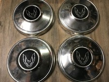 1970 - 1977 Pontiac Trans Am Firebird Used Gm Dog Dish Poverty Hub Cap Set