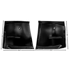 1960~1966 Chevy Truck Cab Floor Pair Right & Left Side EDP Steel Dynacorn