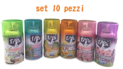 x 10 Stück Deodorant Raumdüfte Nachfüller kompatibel AIR WICK/Glade dfh