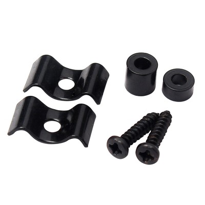 1 Pair String Tree Guide Retainer for ST&SQ Electric Guitar Bass Black O3M6