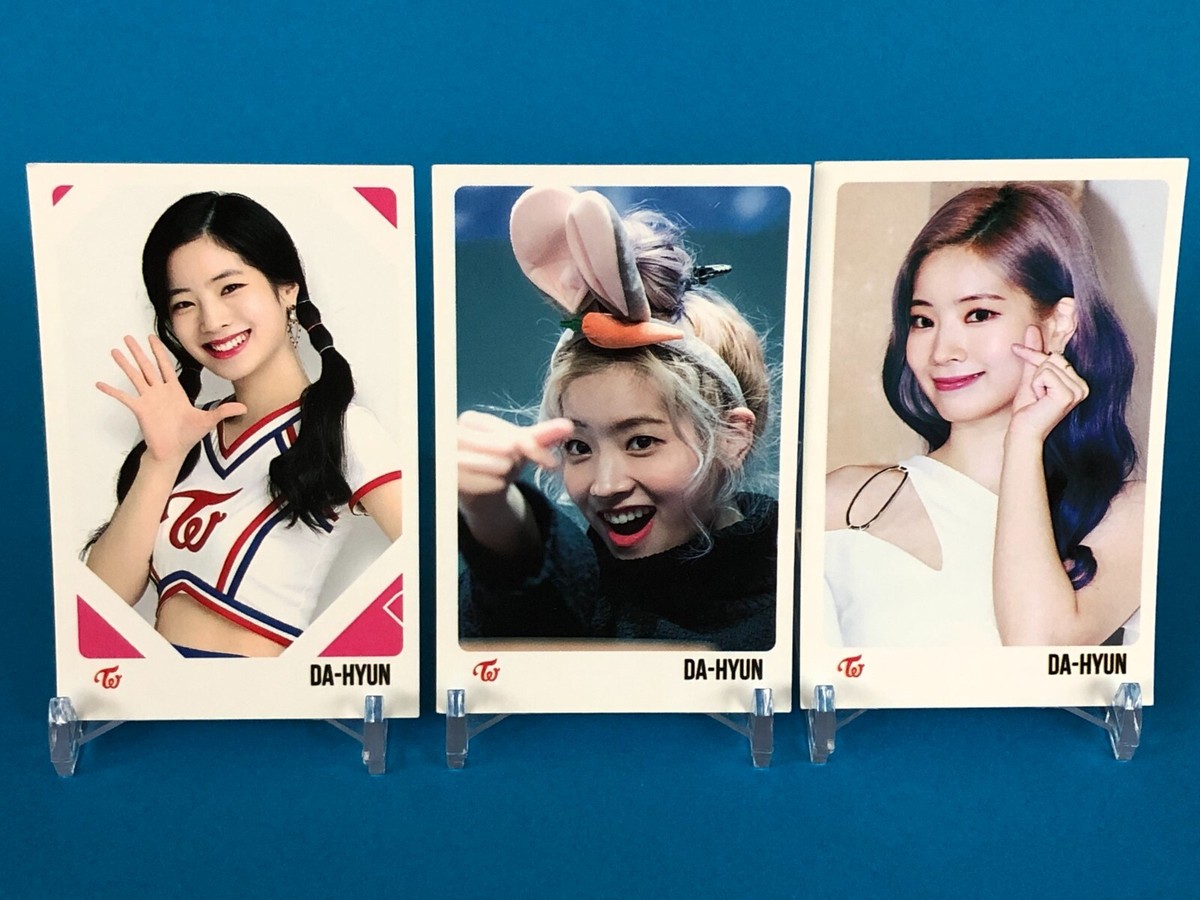 Da-hyun Twice message card 3set JYP ENTERTAINMENT WARNER MUSIC