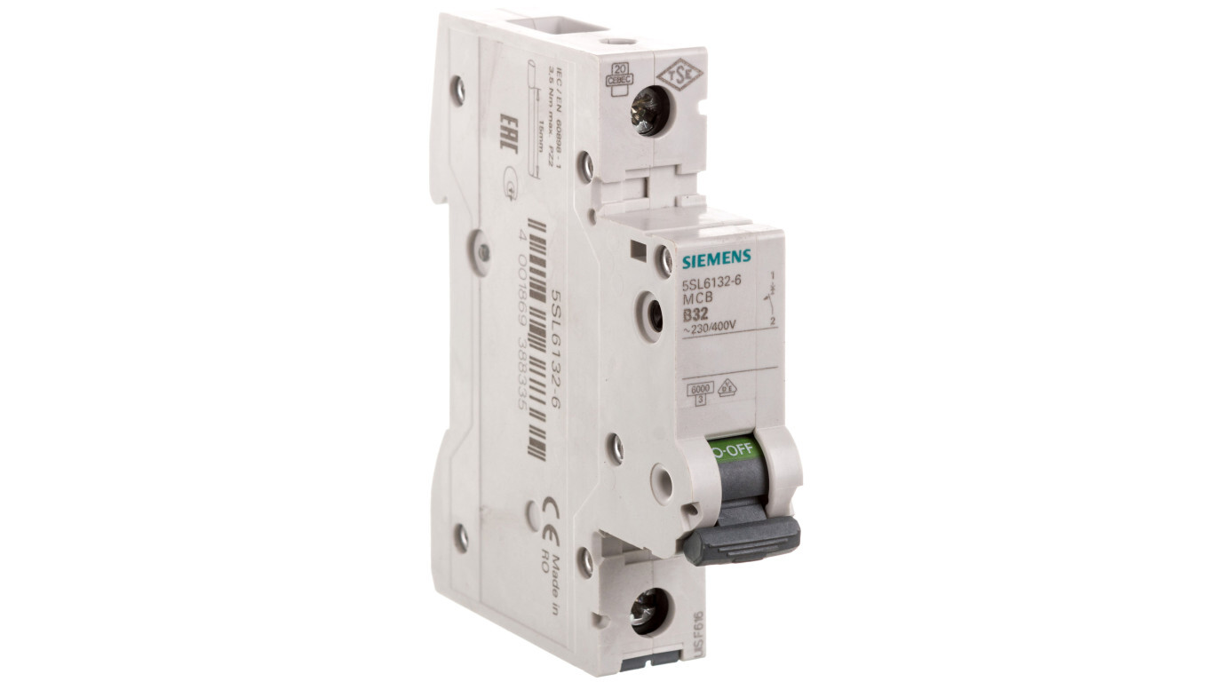 Circuit breaker SENTRON 5SL6 1P B 32A 6kA AC 5SL6132-6 /T2UK