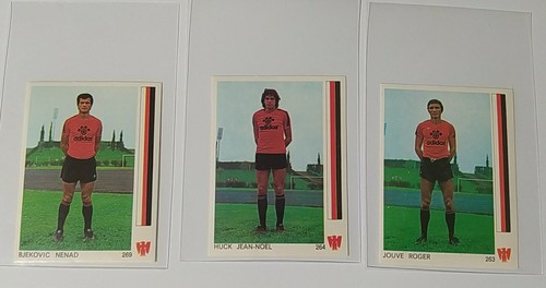 VIGNETTES AGEDUCATIF 1974/75 EQUIPE ASSE SAINT ETIENNE COMPLETE RARE NO PANINI