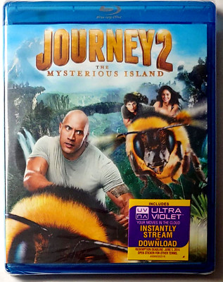 Journey 2: The Mysterious Island [Blu-ray & UltraViolet] 2012, Warner Bros - NEW