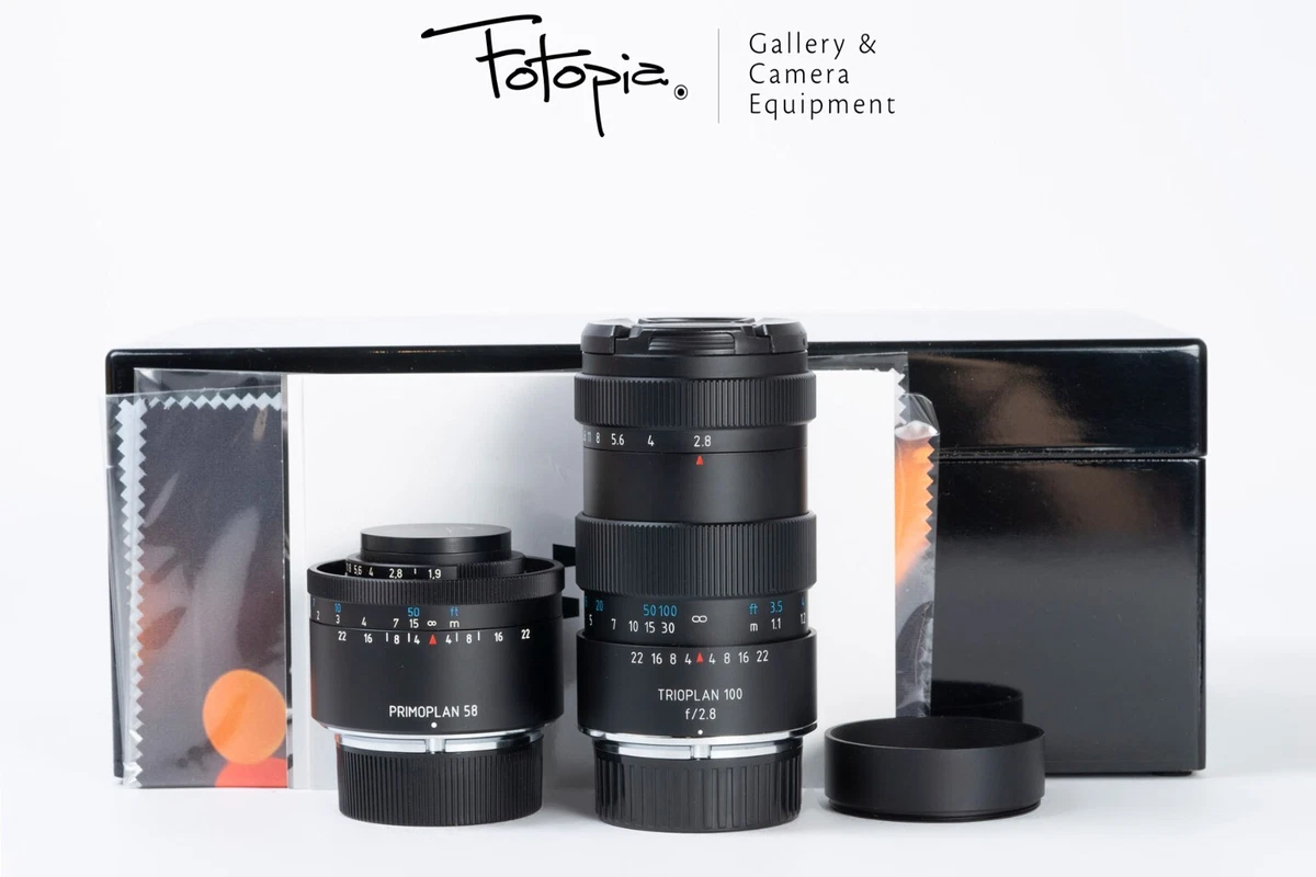 Set of 2 lens - Meyer Optik Gorlitz Primoplan 58mm F1.9 & Trioplan 100mm F2.8