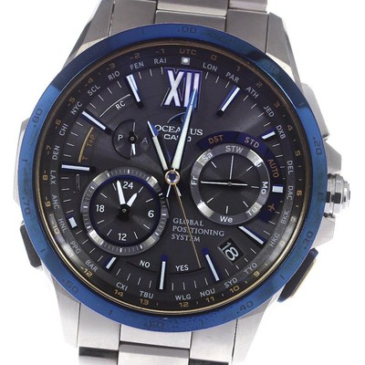 Casio Ocw-G1000E-1Ajf Oceanus Limited To 20 Pieces Worldwide Solar Radio Men'S B