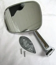 1968 - 1974 Chevy Corvette Outside Mirror Assembly LH Chevrolet Driver Side