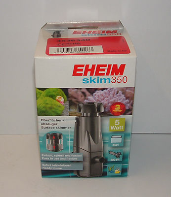 EHEIM SKIM 350. Compact Surface Skimmer. Only 5 watts. Aquarium. 3536340