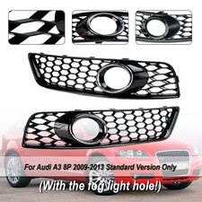 Gitter Blende Stoßstange Nebelscheinwerfer 8P0807682D Für Audi A3 8P 2009-2013