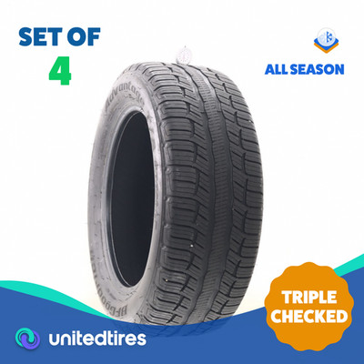Set of (4) Used 275/55R20 BFGoodrich Advantage T/A Sport LT 113T - 7-9/32
