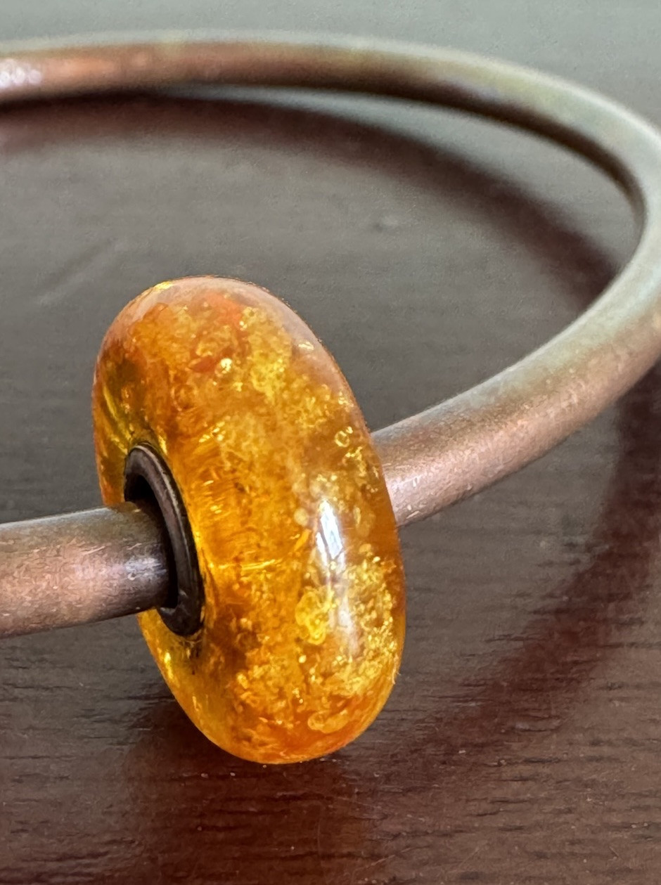 Authentic Trollbeads Amber Unique Crystallized Gl… - image 4