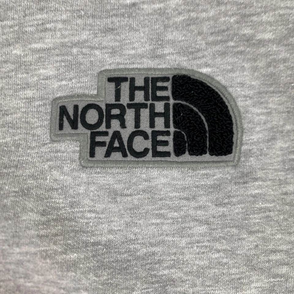 Sudadera para mujer The North Face XS gris cuello redondo polar media cúpula logotipo pulóver Foto 4 de 4