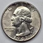 *SILVER* 1947  Washington Quarter -《Great Way To Buy Silver!!》