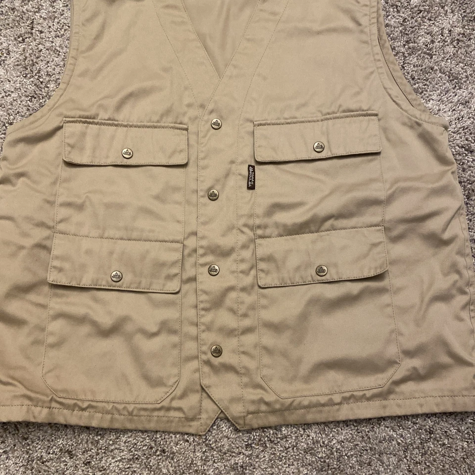 Chaleco utilitario vintage Taras Boulba caqui LL (L/XL) Asics Japón pesca al aire libre Foto 3 de 4