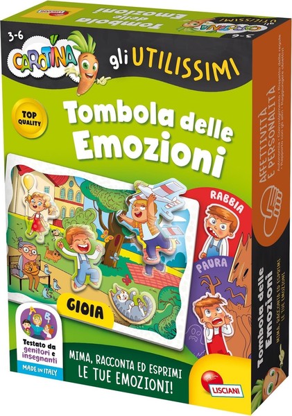 Gadget -D- Lisciani: Carotina - Gli Utilissimi Tombola Delle Emozioni Lisciani-image