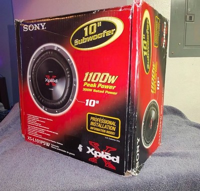 Sony Xplod XS-L101P5W 10'' subwoofer New never used open box