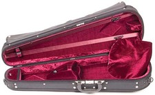 Gewa Liuteria Varianta Shaped Adjustable Black Viola Case with Red Interior