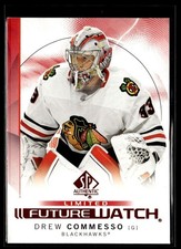 2024-25 SP Authentic Future Watch Limited Red Drew Commesso Rookie Chicago